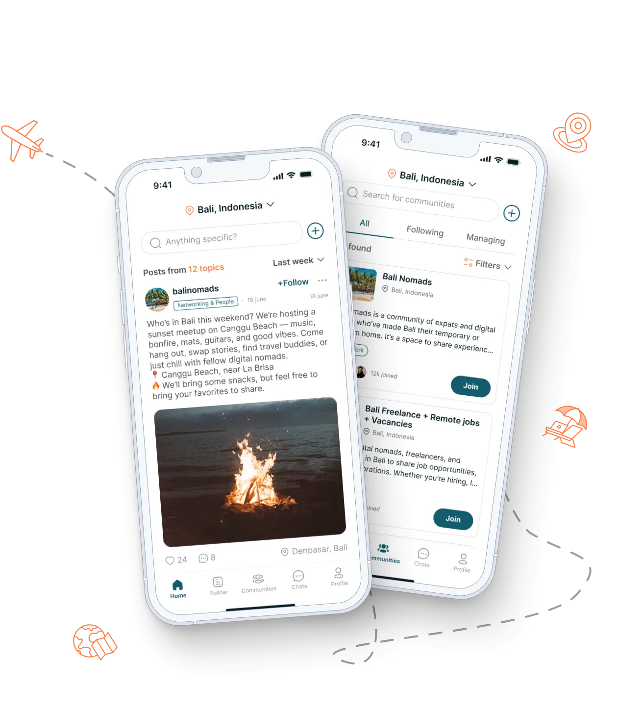 TRYBE App Screenshots