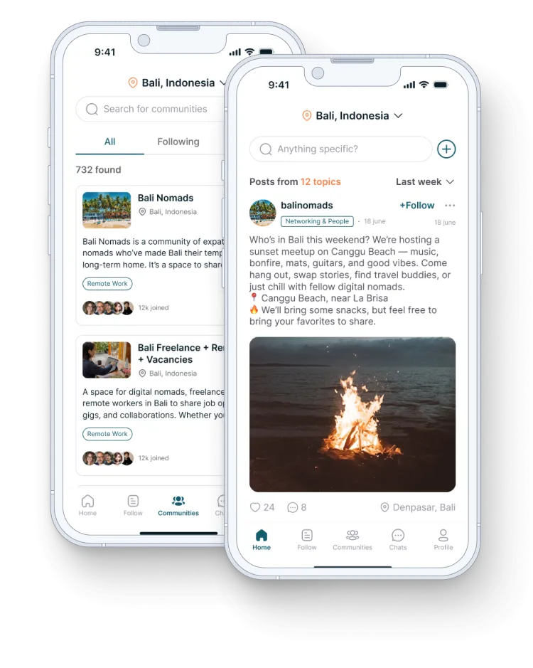 TRYBE App Screenshots